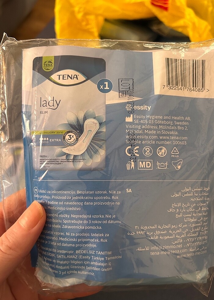 Tena mesane pedi 10 adet - Görsel 2