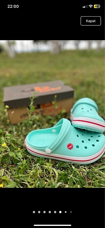 38 Beden Akınalbella crocs terlik