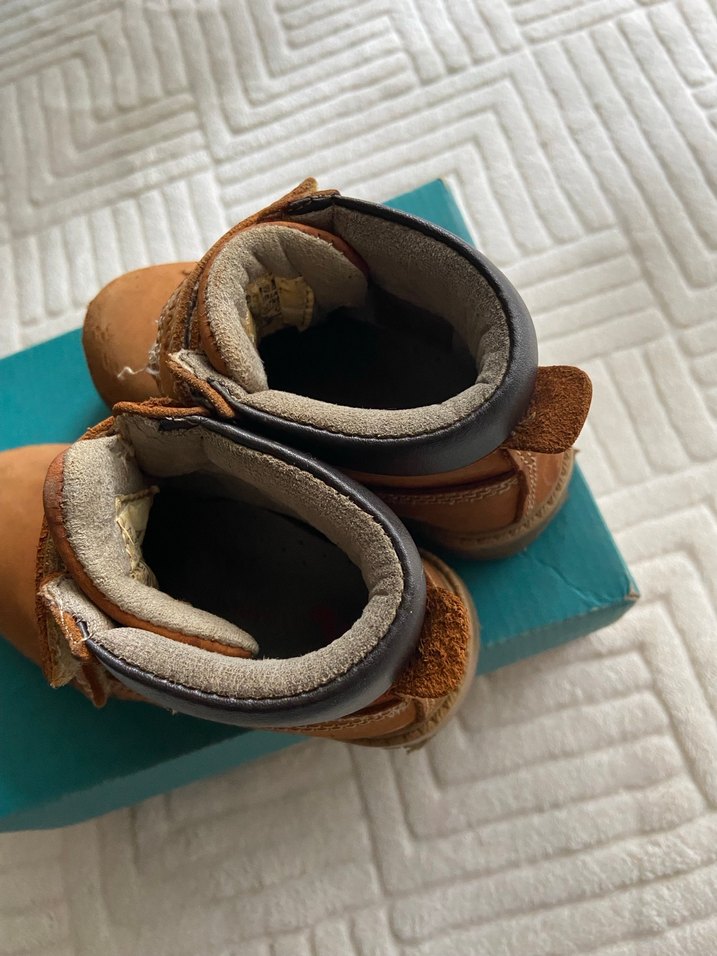 Kahverengi Deri Erkek Çocuk Botu - Görsel 4