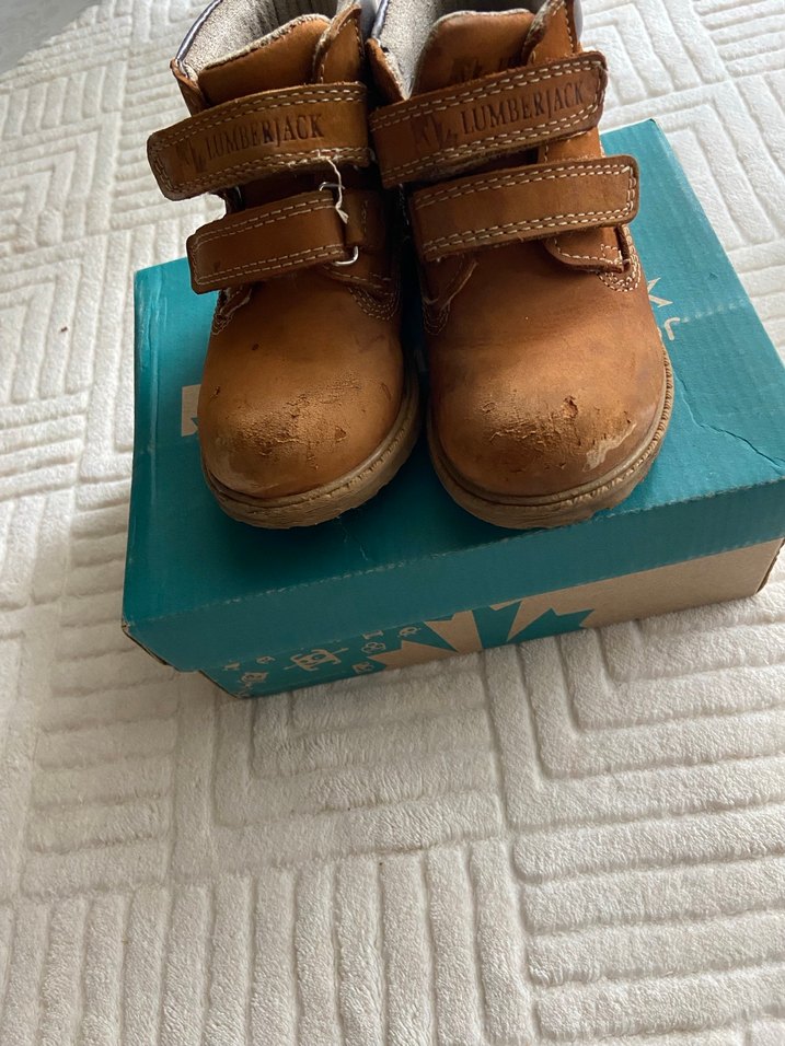 Kahverengi Deri Erkek Çocuk Botu - Görsel 5