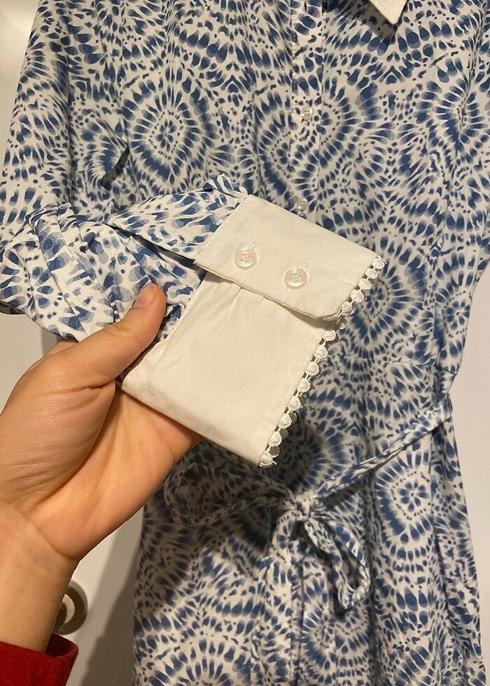 Gömlek elbise - Görsel 3