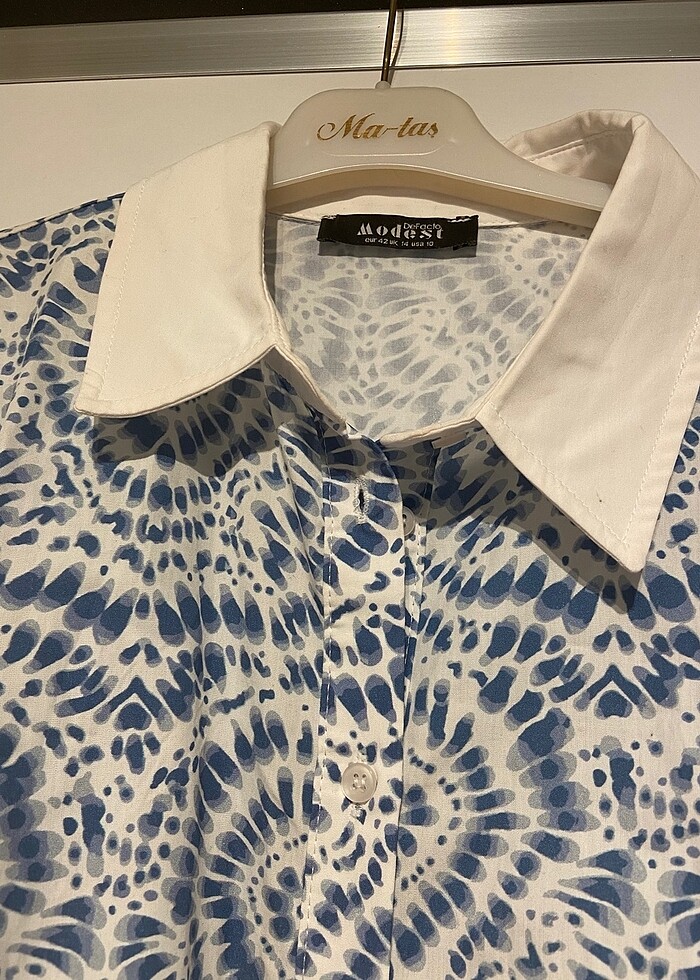 Gömlek elbise - Görsel 5