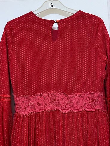 38 Beden bordo Renk elbise