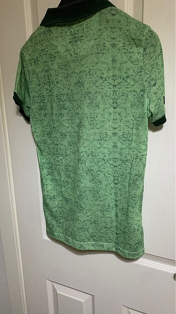 ERKEK TİŞÖRT YEŞİL DESENLİ S KISA KOLLU - Görsel 3