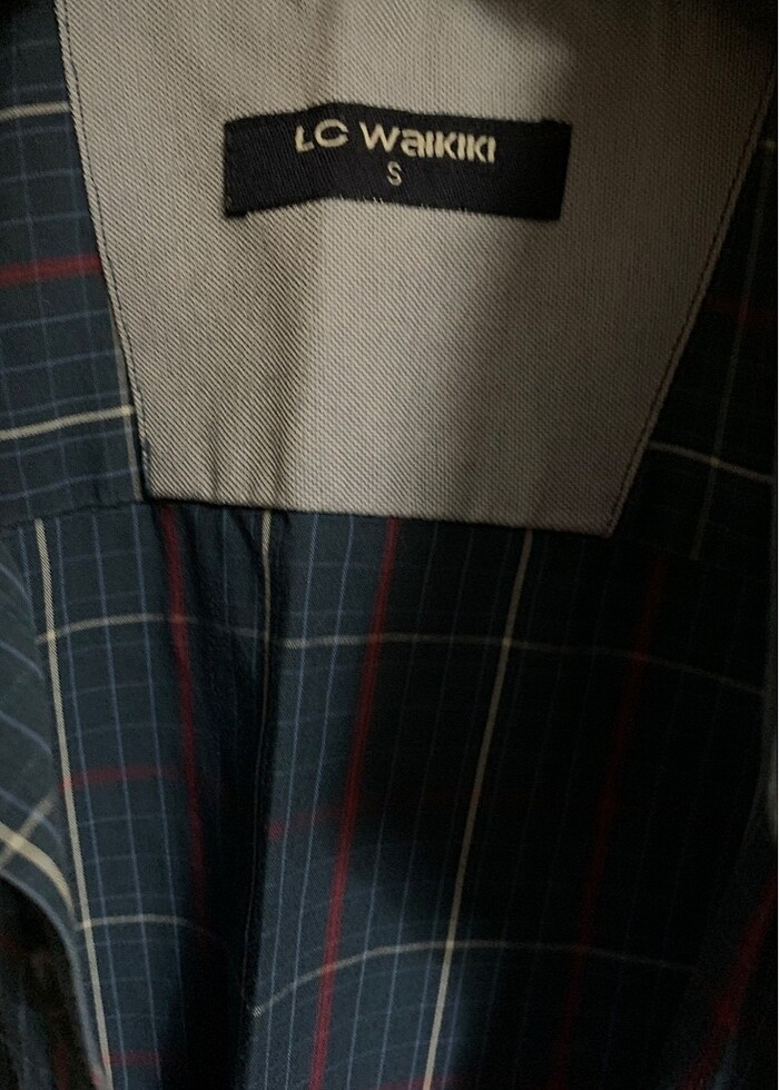 LCW ÇİZGİLİ LACİVERT ERKEK GÖMLEK  S - Görsel 3