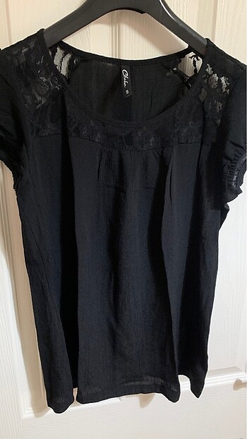 ÇOKLU SATIM BLUZ GÜPÜRLÜ SİYAH DANTEL KADIN S/MKOLSUZ - Görsel 6