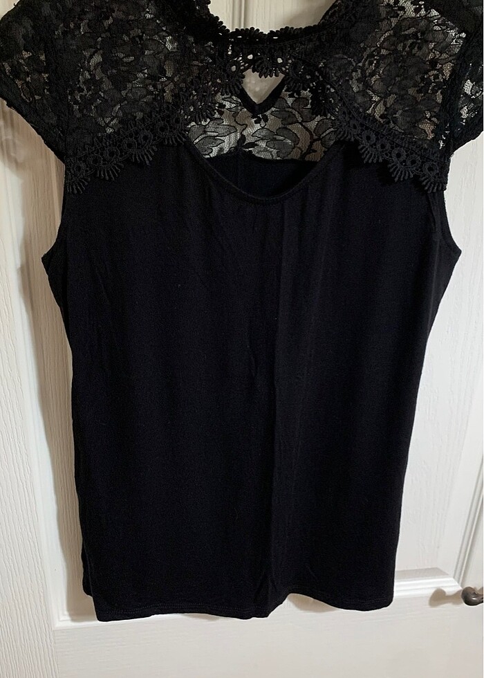 ÇOKLU SATIM BLUZ GÜPÜRLÜ SİYAH DANTEL KADIN S/MKOLSUZ - Görsel 2