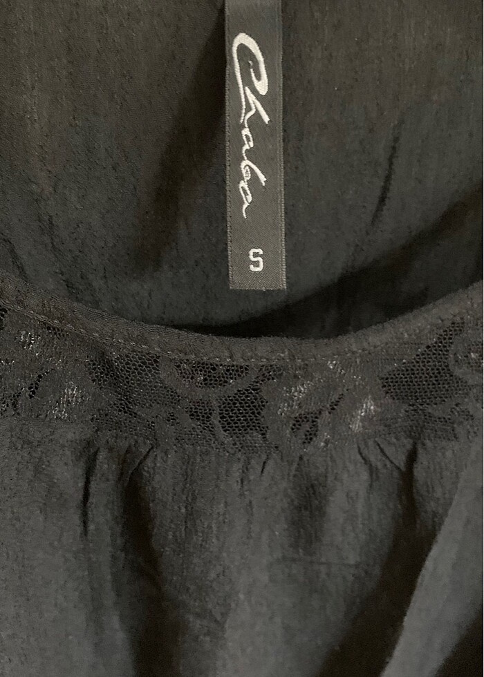 ÇOKLU SATIM BLUZ GÜPÜRLÜ SİYAH DANTEL KADIN S/MKOLSUZ - Görsel 3