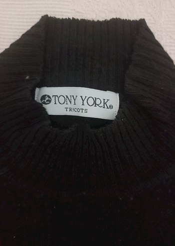 Kız Çocuk Siyah Kısa Kollu Triko Tişört - Görsel 2