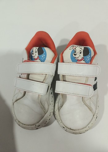 Kız Çocuk Beyaz Cırt Cırtlı Spor Ayakkabı - Görsel 2