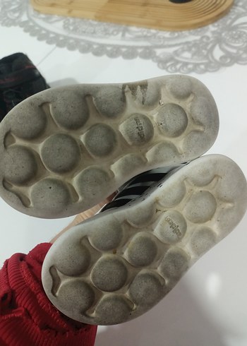 Kız Çocuk Beyaz Cırt Cırtlı Spor Ayakkabı - Görsel 5