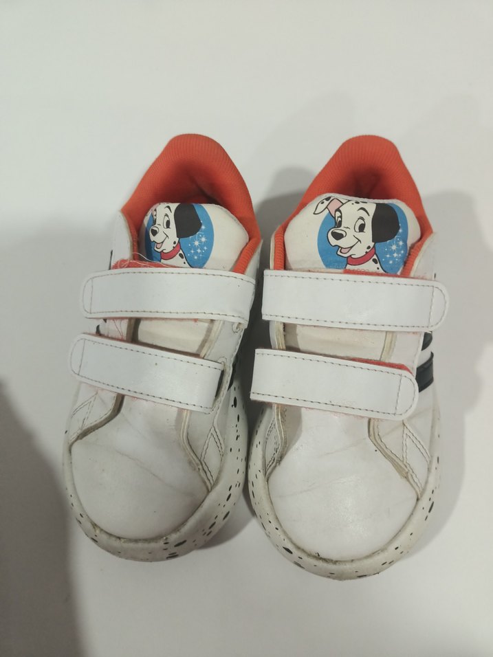 Kız Çocuk Beyaz Cırt Cırtlı Spor Ayakkabı - Görsel 2