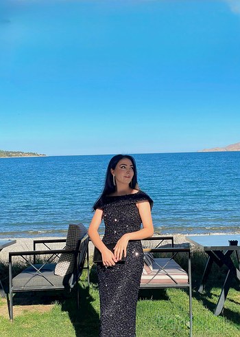 Abiye Pul İşlemeli Kalem Abiye