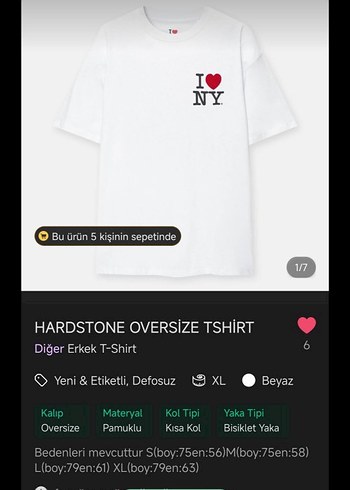 tek beden Beden Oversize Pamuklu Erkek Tişört