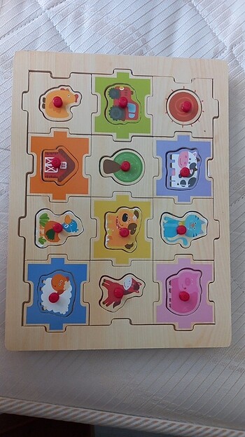 Woody Woods hayvanlar ahsap tutmalı puzzle