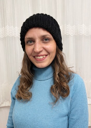 Siyah Örgü Kadın Bere - Görsel 2