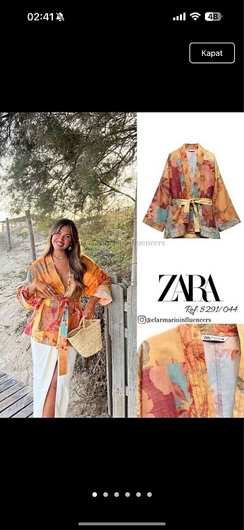 Zara kimono