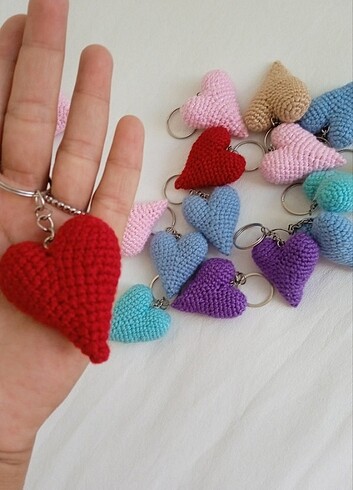 Kırmızı Amigurmi Anahtarlık 