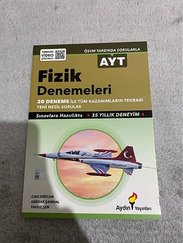 Aydın yayınları ayt fizik deneme seti