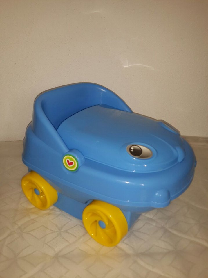 Çocuklar için Mavi Taşınabilir Tuvalet Eğitimi - Görsel 2