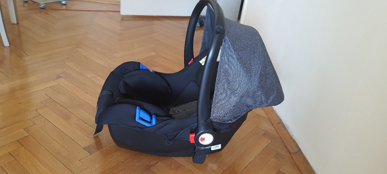 Siyah Bebek Araba Koltuğu Ana kucagi - Görsel 3