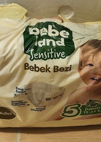 Bebeland Sensitive Bebek Bezi Junior 12-25 kg 5 Numara