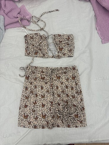 Takım etek crop