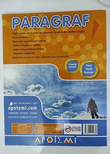  Apotemi Paragraf kitabi 