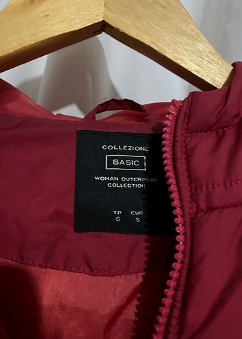 Kırmız Fermuarlı Şişme Mont - Görsel 2