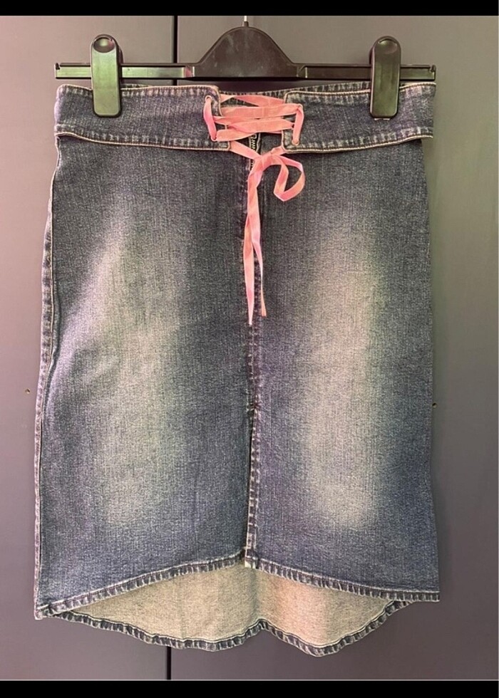 Vintage kot etek - Görsel 2