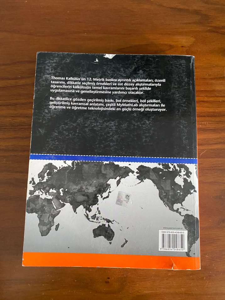 Thomas Kalkülüs Cilt 1 - Pearson - Görsel 2