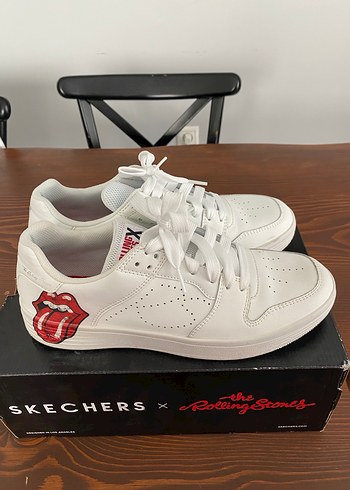 Skechers Beyaz Erkek Spor Ayakkabı - Görsel 4