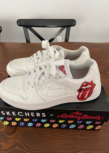 Skechers Beyaz Erkek Spor Ayakkabı - Görsel 5