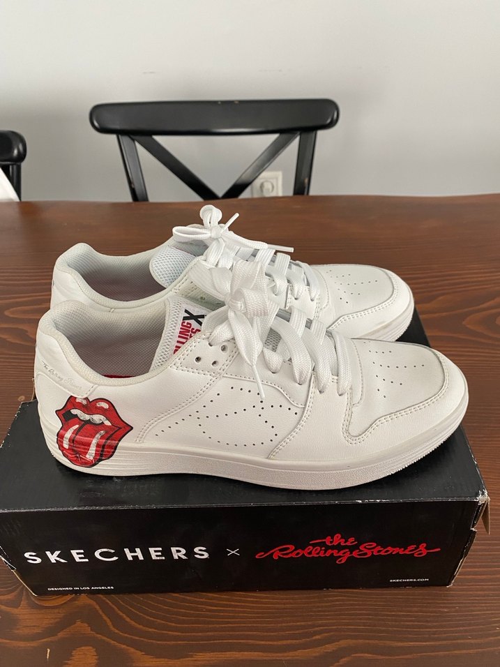 Skechers Beyaz Erkek Spor Ayakkabı - Görsel 4