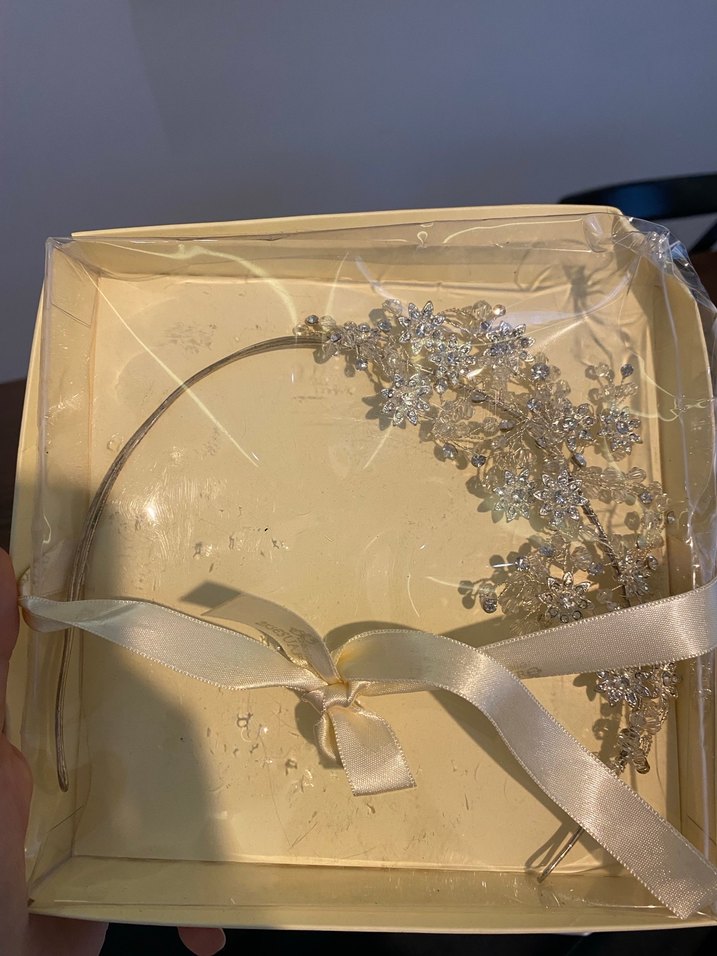 Dantel İşlemeli Beyaz Straplez A Kesim Gelinlik - Görsel 5