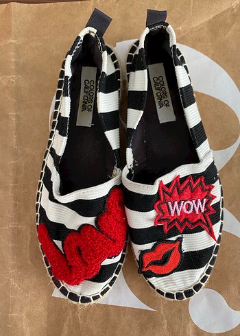 Zebra Desenli Kadın Espadril - Görsel 2