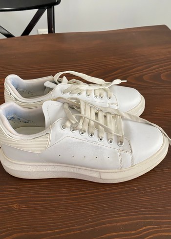 Beyaz Erkek Sneaker Elle - Görsel 4