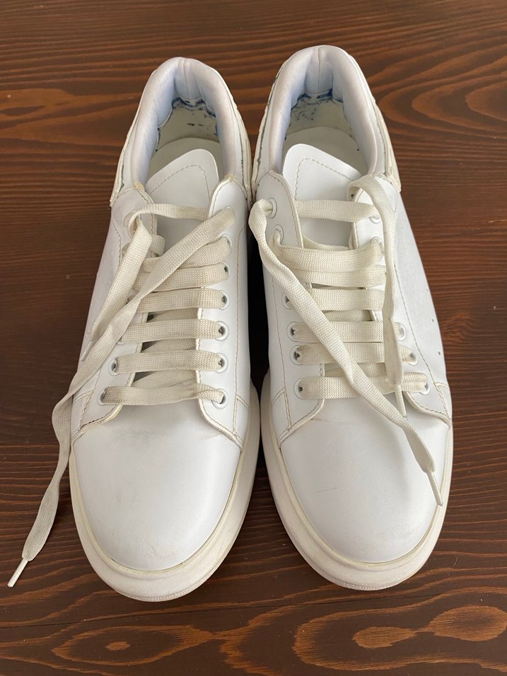 Beyaz Erkek Sneaker Elle - Görsel 3