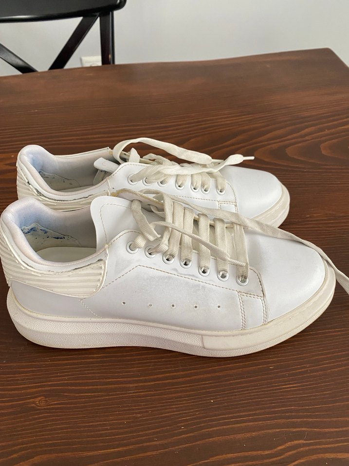 Beyaz Erkek Sneaker Elle - Görsel 4