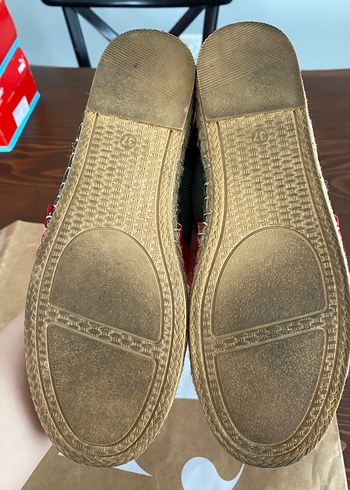 Kadın Karpuz Desenli Espadril - Görsel 3