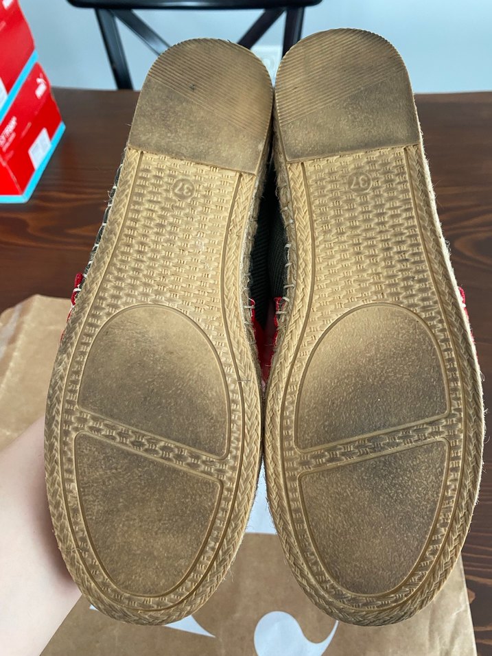 Kadın Karpuz Desenli Espadril - Görsel 3