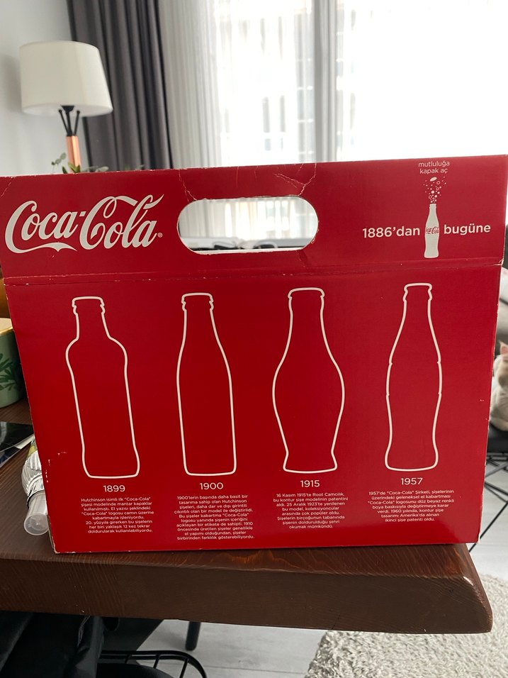 Kırmızı Koleksiyon Coca-Cola 125. Yıl Efsanesi Şişe Seti - Görsel 2