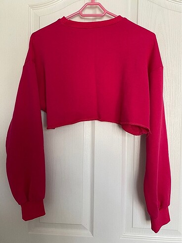 40 Beden pembe Renk Addax Crop Sweat
