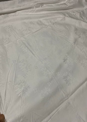 Beden beyaz Renk Beyaz Düz Desen Yorgan Kılıfı ve yastık kılıfı