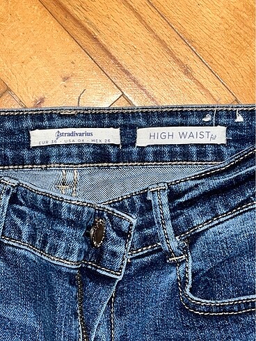 Stradivarius stradivarius yüksek bel jean