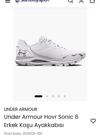 Under Armour HovrSonic 6 koşu ayakkabısı - Görsel 11