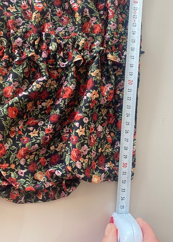 s Beden çeşitli Renk Zara straplez saten bluz