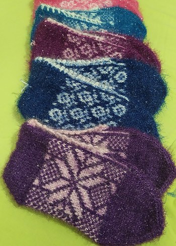 Renkli Desenli patik - Görsel 11