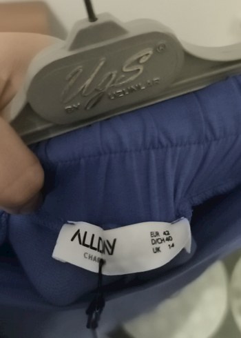 Mavi Uzun Kadın Etek - Görsel 4