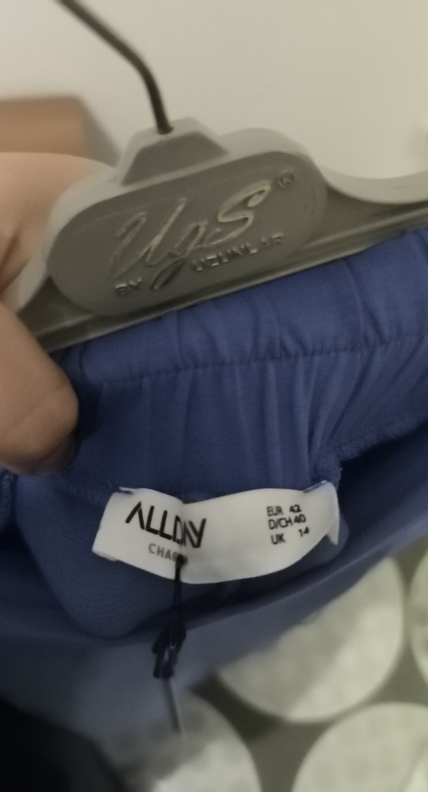 Mavi Uzun Kadın Etek - Görsel 4